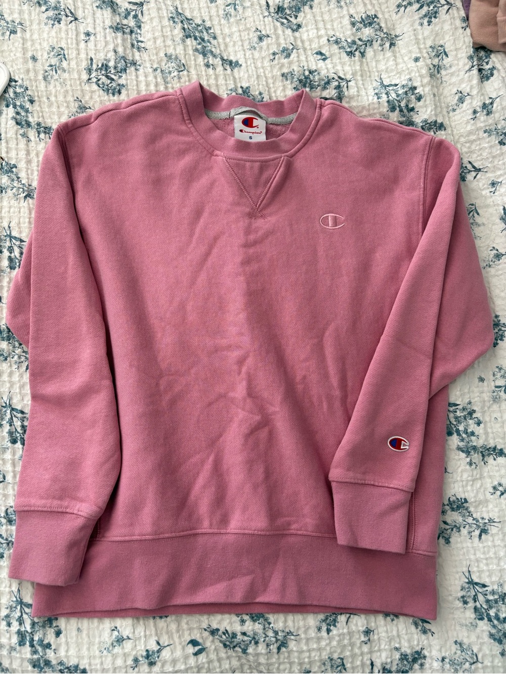 Champion Pink Crewneck Sweatshirt